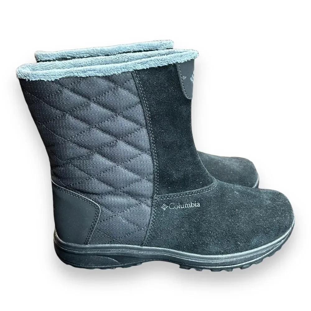 Columbia Womens Ice Maiden Slip II Snow‎ Boot Black Size 8 M